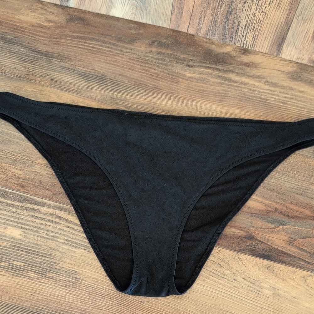 Aerie Classic Cheeky High Waist Black Bikini Bottom XXL         P449